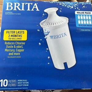 Brita standard replacement filters 10 pack